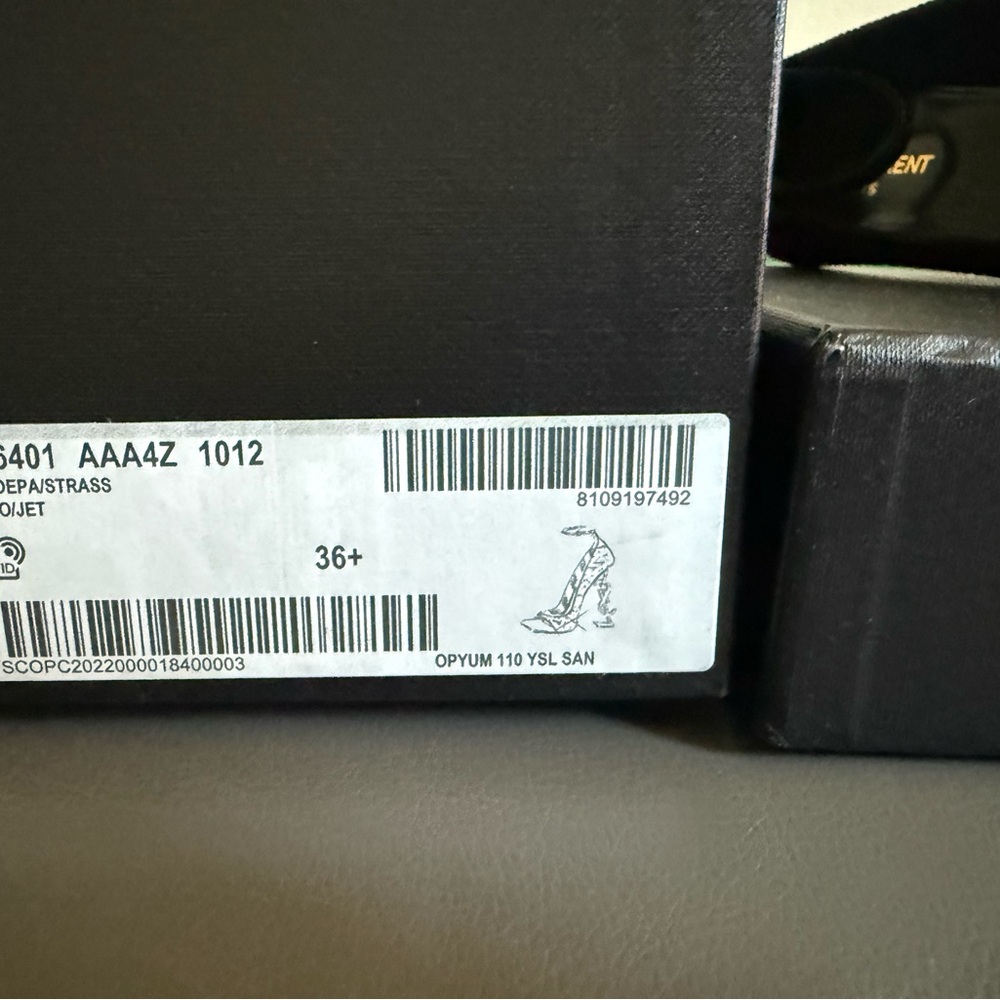 Yves Saint Laurent Black Heels - Picture 1 of 4
